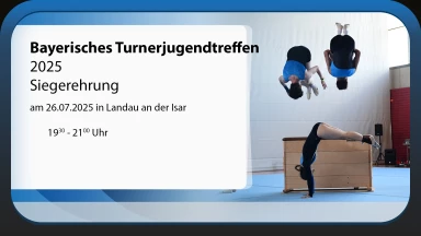 Bayerisches Turnerjugendtreffen 2025 - Siegerehrung