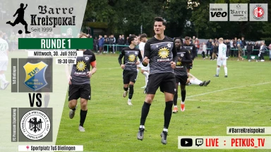 LIVE | TuS Dielingen vs. FC Preußen Espelkamp | Barre Kreispokal 2025 – Runde 1