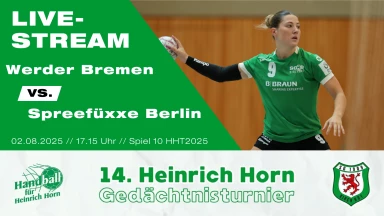 Heinrich Horn Turnier 2025 – Spiel 10 – SV Werder Bremen vs. Spreefüchse Berlin