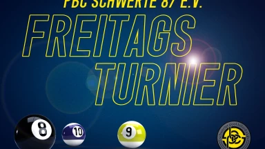 Freitagsturnierserie 25 PBC Schwerte 8-Ball Tisch 3