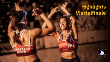 Beach-EM 2025: Vieira/Chamereau (FRA) vs. Graudina/Samoilova (LAT) - Highlights