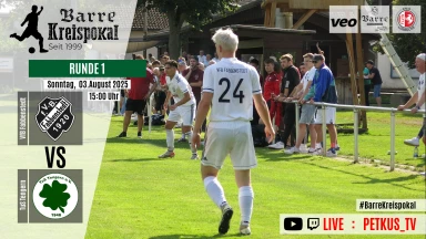 Barre Kreispokal 2025 – Runde 1 | VfB Fabbenstedt vs. TuS Tengern | Livestream