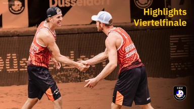 Beach-EM 2025: Perusic/Schweiner (CZE) vs. Brouwer/van de Velde (NED) - Highlights