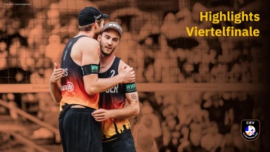 Beach-EM 2025: Ehlers/Wickler (GER) vs. Ahman/Hellvig (SWE) - Highlights