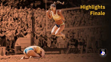 Beach-EM 2025: Vieira/Chamereau (FRA) vs. Hladun/Lazarenko (UKR) | Highlights