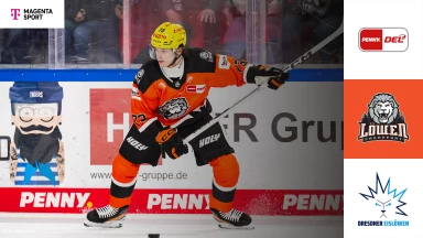 DEL: Löwen Frankfurt vs. Dresdner Eislöwen - MagentaSport