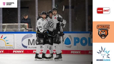 DEL: Grizzlys Wolfsburg vs. Dresdner Eislöwen - MagentaSport