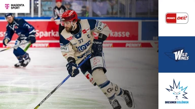 DEL: Schwenninger Wild Wings vs. Dresdner Eislöwen - MagentaSport