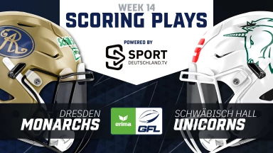GFL: Highlightreiche Partie zwischen den Monarchs und den Unicorns!