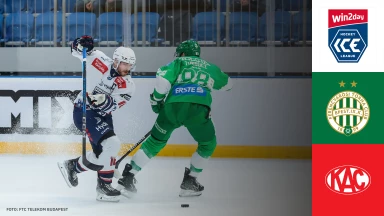 win2day ICE Hockey League: FTC-Telekom Budapest vs. EC-KAC