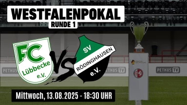 Westfalenpokal Kracher! ⚽ FC Lübbecke vs. SV Rödinghausen | Runde 1