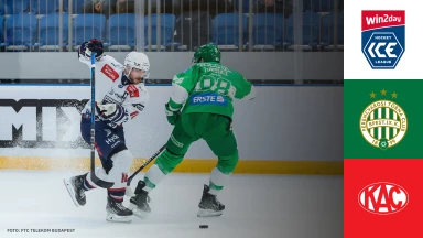 win2day ICE Hockey League: FTC-Telekom Budapest vs. EC-KAC