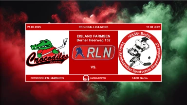 Pokalspiel | 21.09.25 | Crocodiles Hamburg vs. FASS Berlin