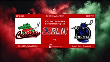 Pokalspiel | 05.12.25 | Crocodiles Hamburg vs. CE Timmendorfer Strand