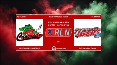Ligaspiel | 12.12.25 | Crocodiles Hamburg vs. TuS Harsefeld Tigers