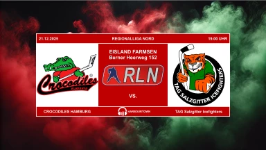 Ligaspiel | 21.12.25 | Crocodiles Hamburg vs. TAG Salzgitter Icefighters