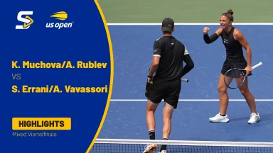 US Open 2025: K. Muchova/A. Rublev vs. S. Errani/A. Vavassori - Mixed Viertelfinale | HIGHLIGHTS