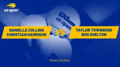 D. Collins/C. Harrison vs. T. Townsend/B. Shelton - Mixed Viertelfinale -  kommentiert von Dennis Heinemann - Louis Armstrong Stadium
