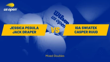J. Pegula/J. Draper vs. I. Swiatek/C. Ruud - Halbfinale - kommentiert von Nicky Geuer- Arthur Ashe Stadium