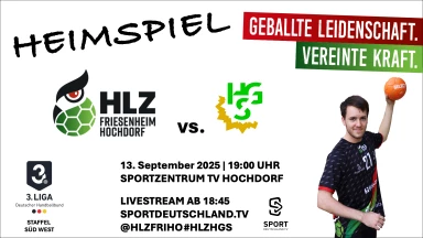 3. Liga: Staffel Süd-West - HLZ Friesenheim-Hochdorf II vs. HG Saarlouis