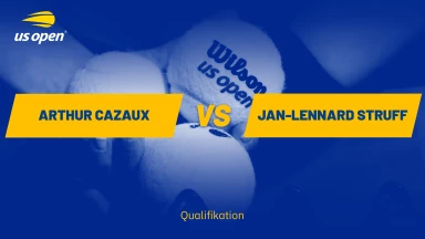 Arthur Cazaux (FRA) [1] vs. Jan-Lennard Struff (GER) [31] - Qualifikation 2. Runde - Court 9