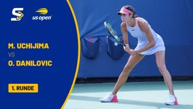 Moyuka Uchijima (JPN) vs. Olga Danilovic (SRB) - 1. Runde - Court 10