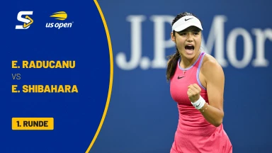 Emma Raducanu (GBR) vs. Ena Shibahara (JPN) - 1. Runde - Louis Armstrong Stadium