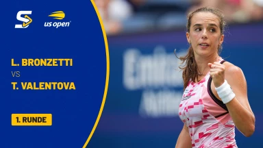 Lucia Bronzetti (ITA) vs. Tereza Valentova (CZE) - 1. Runde - Court 5