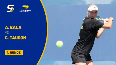 Alexandra Eala (PHI) vs. Clara Tauson (DEN) [14] - 1. Runde - kommentiert von Ulf Kahmke & Jonas Hartenstein - Grandstand