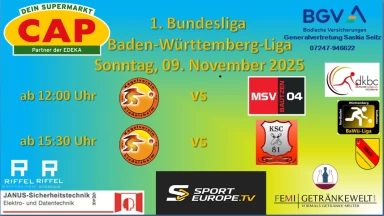 1. Bundesliga: KV Liedolsheim - MSV Bautzen 04