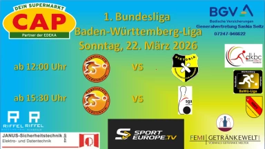 1. Bundesliga: KV Liedolsheim - SKC Viktoria Bamberg