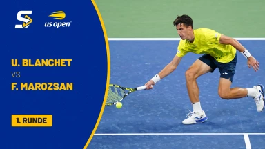 Ugo Blanchet (FRA) vs. Fabian Marozsan (HUN) - 1. Runde - Court 6