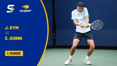 Jerome Kym (SUI) vs. Ethan Quinn (USA) - 1. Runde - Court 12