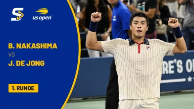 Brandon Nakashima (USA) [30] vs. Jesper de Jong (NED) - 1. Runde - Grandstand