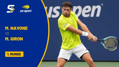 Mariano Navone (ARG) vs. Marcos Giron (USA) - 1. Runde - Court 11