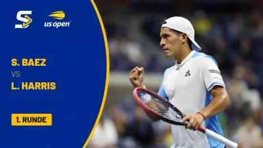 Sebastian Baez (ARG) vs. Lloyd Harris (RSA) - 1. Runde - Court 7