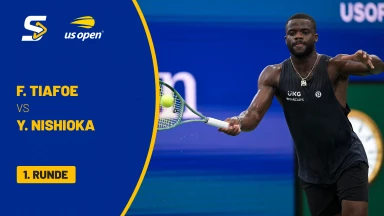 Frances Tiafoe (USA [17] vs. Yoshihito Nishioka (JPN) - 1. Runde - kommentiert von Matthias Stach & Barbara Rittner - Arthur Ashe Stadium