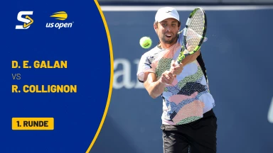 Daniel Elahi Galan (COL) vs. Raphael Collignon (BEL) - 1. Runde - Court 15