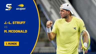 Jan-Lennard Struff (GER) vs. Mackenzie McDonald (USA) - 1. Runde - kommentiert von Markus Theil - Court 12