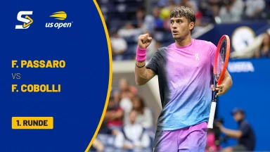 Francesco Passaro (ITA) vs. Flavio Cobolli (ITA) [24] - 1. Runde - Court 5