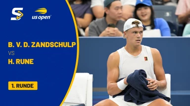 Botic van de Zandschulp (NED) vs. Holger Rune (DEN) [11] - 1. Runde - Grandstand