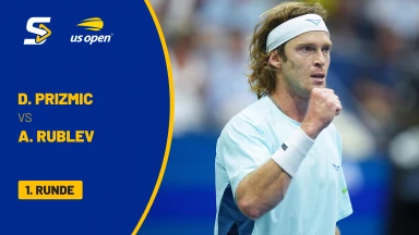 Dino Prizmic (CRO) vs. Andrey Rublev [15] - 1. Runde - Court 5