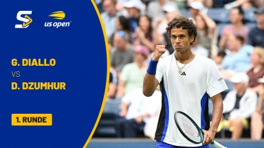Dabriel Diallo (CAN) [31] vs. Damir Dzumhur (BIH) - 1. Runde - Court 12