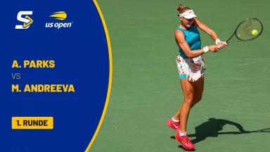 Alycia Parks (USA) vs. Mirra Andreeva [5] - 1. Runde - Louis Armstrong Stadium