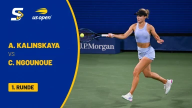 Anna Kalinskaya [29] vs. Clervie Ngounoue (USA) - 1. Runde - Court 12
