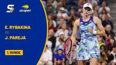 Elena Rybakina (KAZ) [9] vs. Julieta Pareja (USA) - 1. Runde - Stadium 17