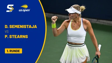 Darja Semenistaja (LAT) vs. Peyton Stearns (USA) - 1. Runde - Court 11
