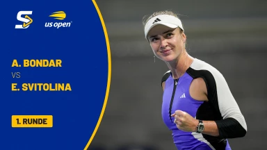 Anna Bondar (HUN) vs. Elina Svitolina (UKR) [12] - 1. Runde - Grandstand