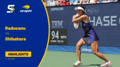 Emma Raducanu (GBR) vs. Ena Shibahara (JPN) - 1. Runde - Highlights