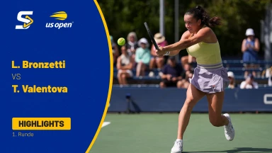 Lucia Bronzetti (ITA) vs. Tereza Valentova (CZE) - 1. Runde - Highlights